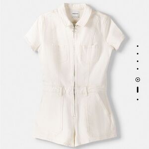Bershka denim romper